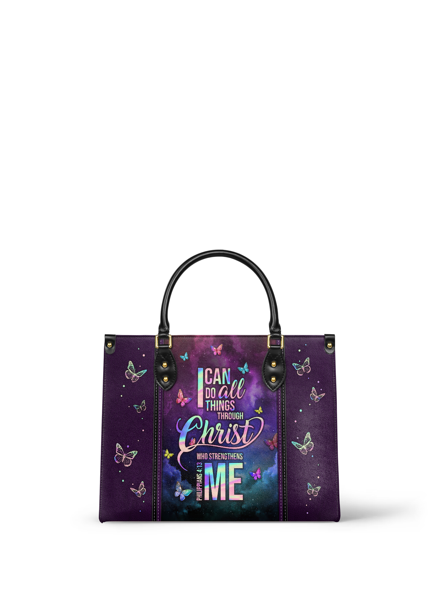 Limitless - Philippians 4:13 Leather Handbag – Blessac