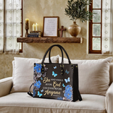 "Anchor" - Romans 8:31 Leather Handbag