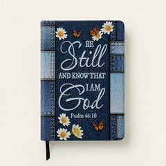 Reflect - Psalm 46:10 Leather Prayer Journal