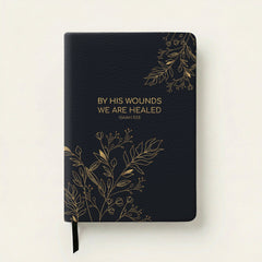 Healed - Isaiah 53:5 Leather Prayer Journal