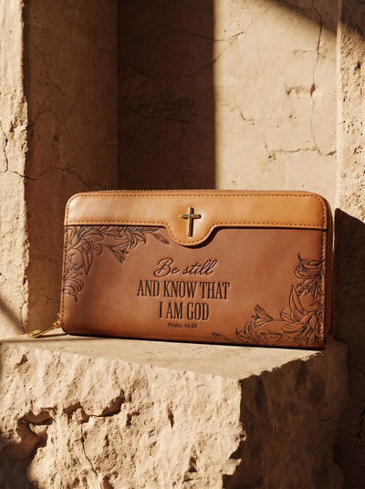 Embossed Leather Wallet