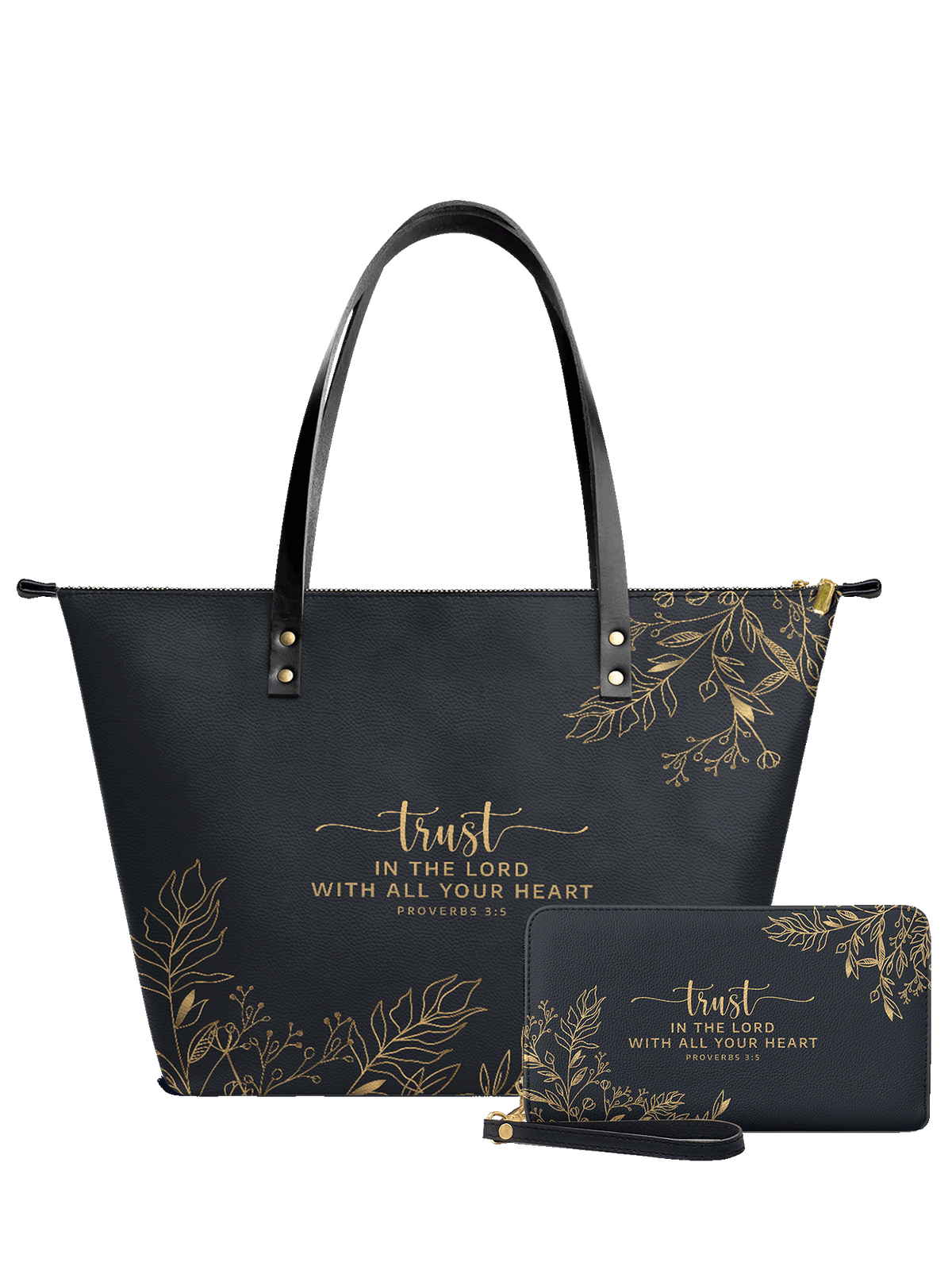 Trust - Proverbs 3:5 Leather Tote Bag Deal
