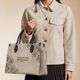 "Complete" - Isaiah 53:5 Leather Handbag