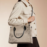 "Complete" - Isaiah 53:5 Leather Handbag