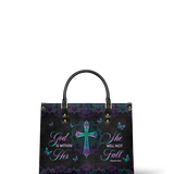 "Unshaken" - Psalm 46:5 Leather Handbag