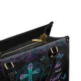 "Unshaken" - Psalm 46:5 Leather Handbag