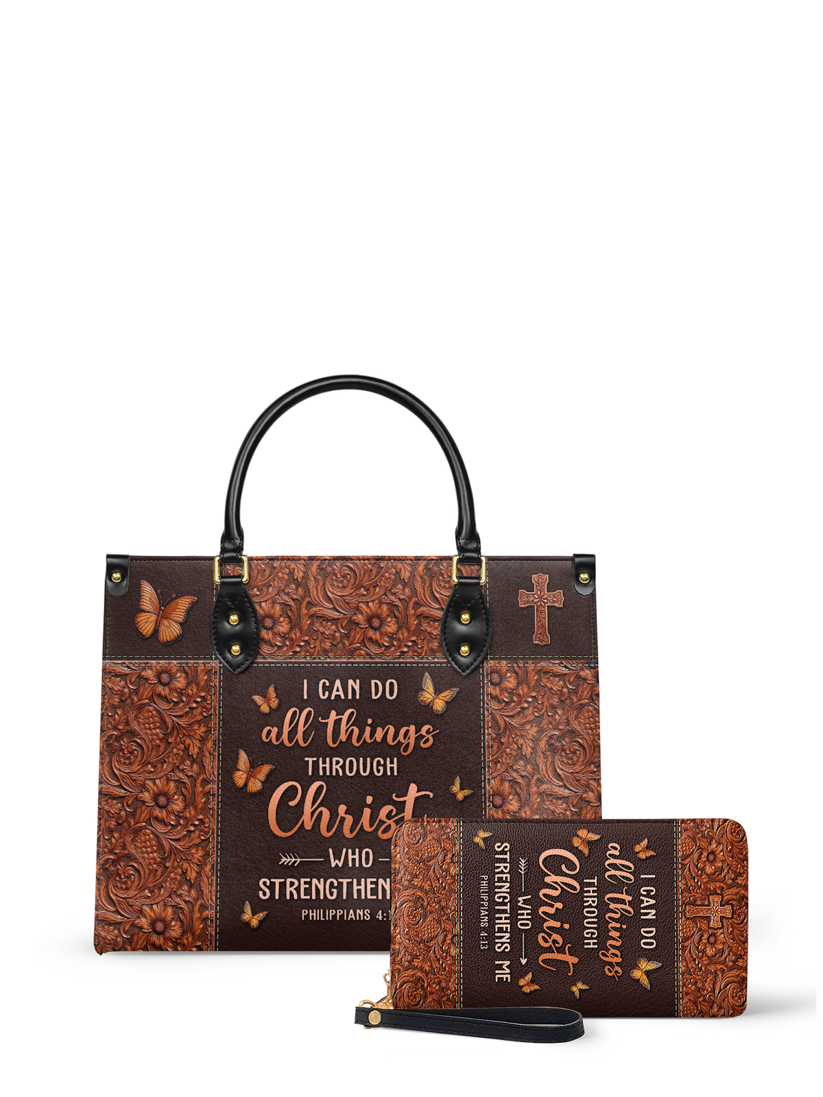 Believe - Philippians 4:13 Leather Handbag Deal