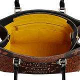 "Believe" - Philippians 4:13 Leather Handbag