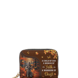 Warrior A Woman Of Faith A "Warrior" Of Christ Mini Wallet