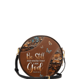 Stillness - Psalm 46:10 Circle Crossbody Bag Deal