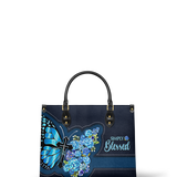 "Blessed" Leather Handbag