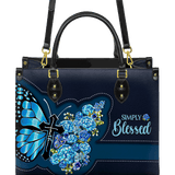 "Blessed" Leather Handbag