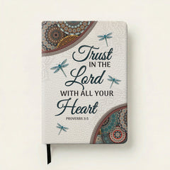 Devoted - Proverbs 3:5 Leather Prayer Journal