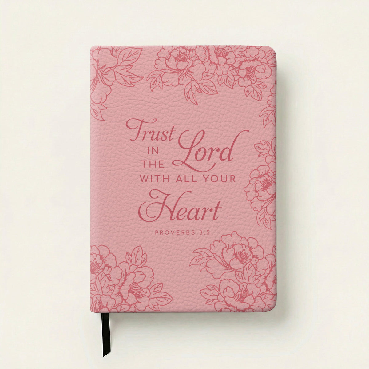 Assured - Proverbs 3:5 Leather Prayer Journal
