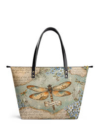 Hope Rising - Romans 15:13 Leather Tote Bag Preorder