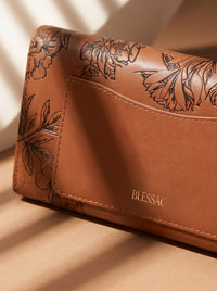 Tranquil - Psalm 46:10 Embossed Leather Wallet