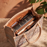 Every Promise - John 3:16 Applique Leather Handbag