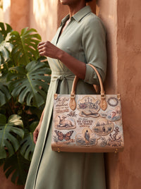 Every Promise - John 3:16 Applique Leather Handbag Pre-order
