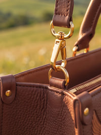 My Shepherd - Psalm 23:1 Applique Leather Handbag Pre-order
