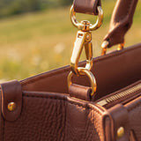 My Shepherd - Psalm 23:1 Applique Leather Handbag