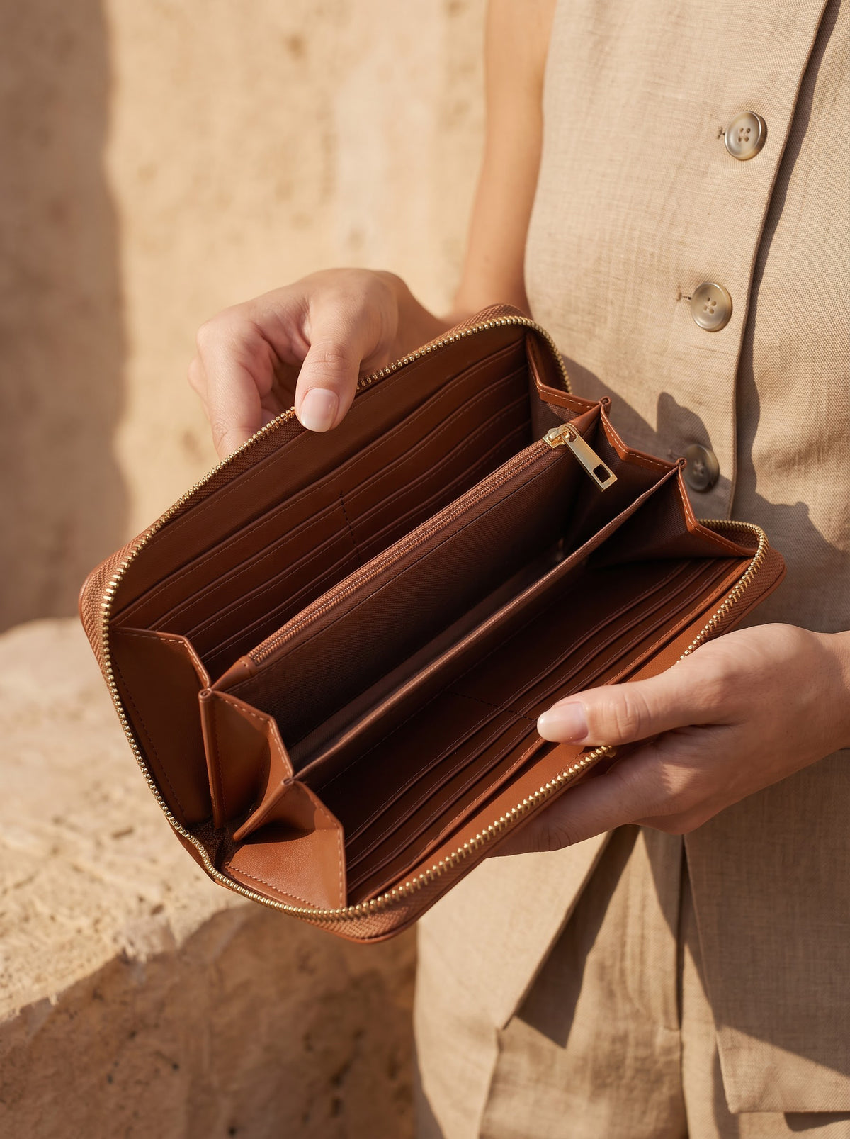 Majestic - Psalm 46:10 Embossed Leather Wallet Pre-order