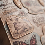 Every Promise - John 3:16 Applique Leather Handbag