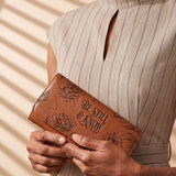 Tranquil - Psalm 46:10 Embossed Leather Wallet