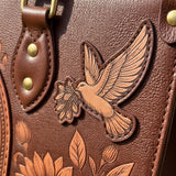 My Shepherd - Psalm 23:1 Applique Leather Handbag
