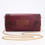 Undivided - Proverbs 3:5 Embossed Leather Wallet