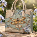 Hope Rising - Romans 15:13 Applique Leather Handbag