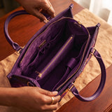 My Light - Psalm 27:1 Applique Leather Handbag