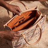 Every Promise - John 3:16 Applique Leather Handbag