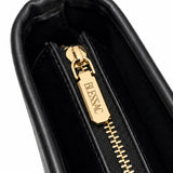 Matt 19:26 - Black Embossed Leather Tote