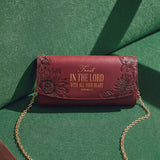 Undivided - Proverbs 3:5 Embossed Leather Wallet