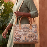 Every Promise - John 3:16 Applique Leather Handbag
