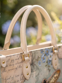 Hope Rising - Romans 15:13 Applique Leather Handbag Pre-order