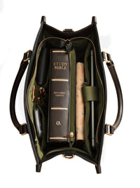 Shepherd - Psalm 23:1 Deluxe Leather Handbag