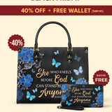 Anchor - Romans 8:31 Leather Handbag Deal