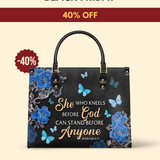 "Anchor" - Romans 8:31 Leather Handbag