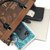 Solace - Psalm 46:10 Deluxe Leather Handbag Pre-order