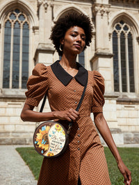 Presence - Psalm 46:10 Circle Crossbody Bag