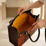 Believe - Philippians 4:13 Leather Handbag