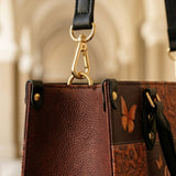 Believe - Philippians 4:13 Leather Handbag