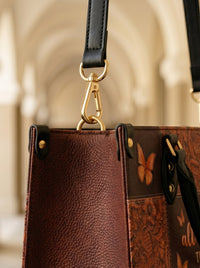 Believe - Philippians 4:13 Leather Handbag