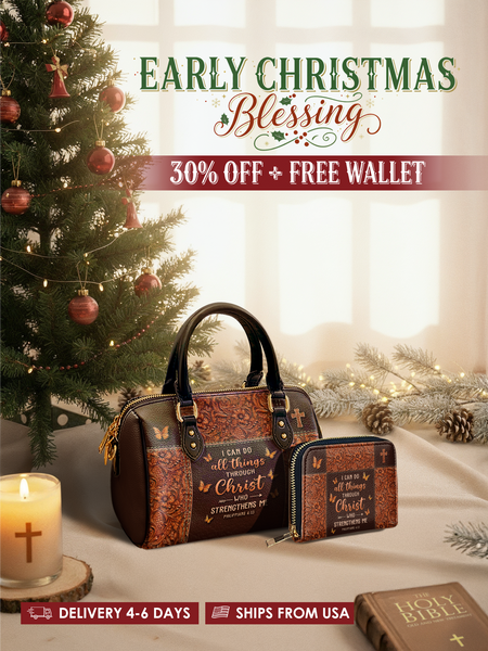 Believe - Philippians 4:13 Mini Satchel Deal – Blessac