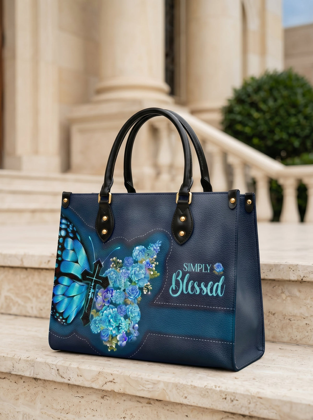 Blessed Leather Handbag
