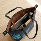 Blessed Leather Tote Bag