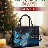 "Blessed" Leather Handbag