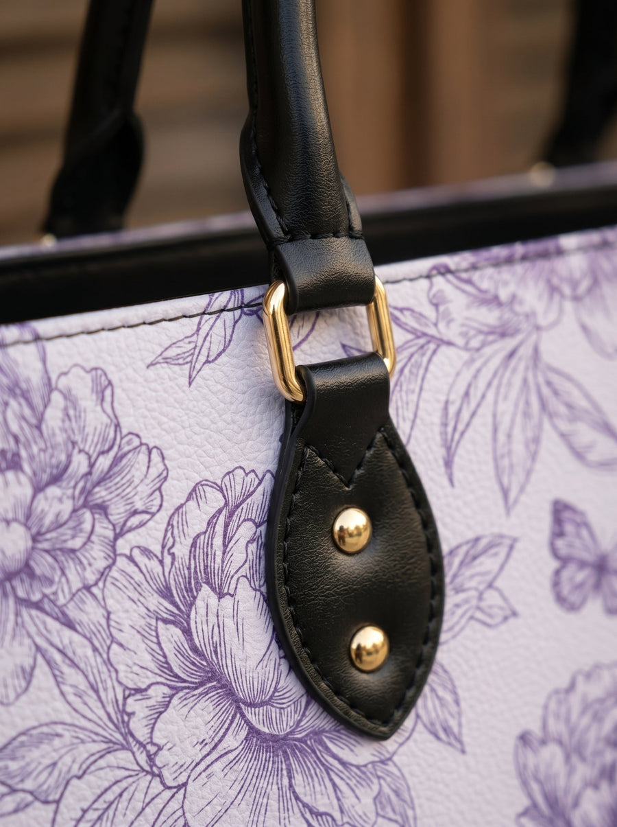 Blessing - Numbers 6:24-26 Leather Handbag