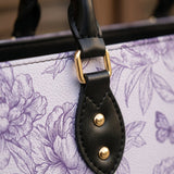 May The Lord Bless You And Protect You Leather Handbag